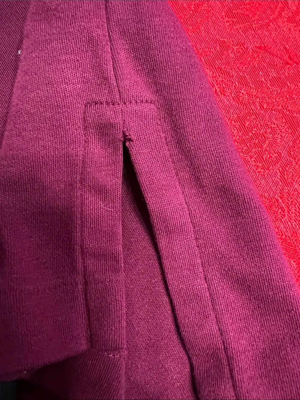 Polo Ralph Lauren Men’s XL Maroon Long Sleeve Polo Shirt Navy Pony Classic Fit
